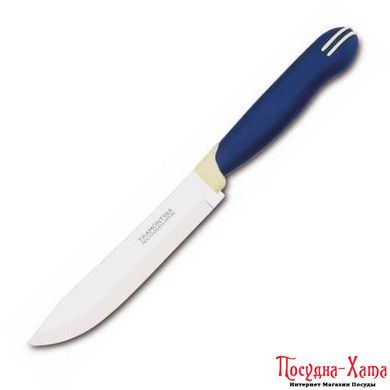 Нож TRAMONTINA MULTICOLOR нож кухонный 152мм синий инд.блистер (23522/116)