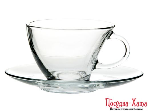 Набір чайний 8предметів чашка блюдце PENGUEN PASABAHCE - 98396 98396 фото