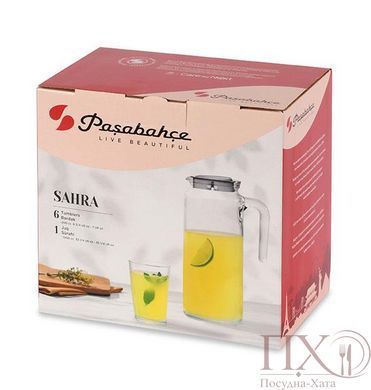 Набір&nbsp;для&nbsp;напоїв&nbsp;7&nbsp;предметів&nbsp;Сара&nbsp;Pasabahce&nbsp;-&nbsp;96396 96396 фото