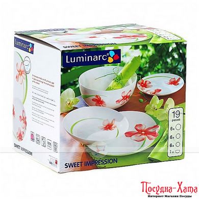 Luminarc Sweet Impression Сервиз столовый - 19пр E4946 P7078 фото